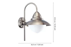 Vegglampe Utendørs Eglo Sidney