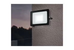 Veggstrålekaster utendørsbelysning Eglo Faedo 3 102W, svart