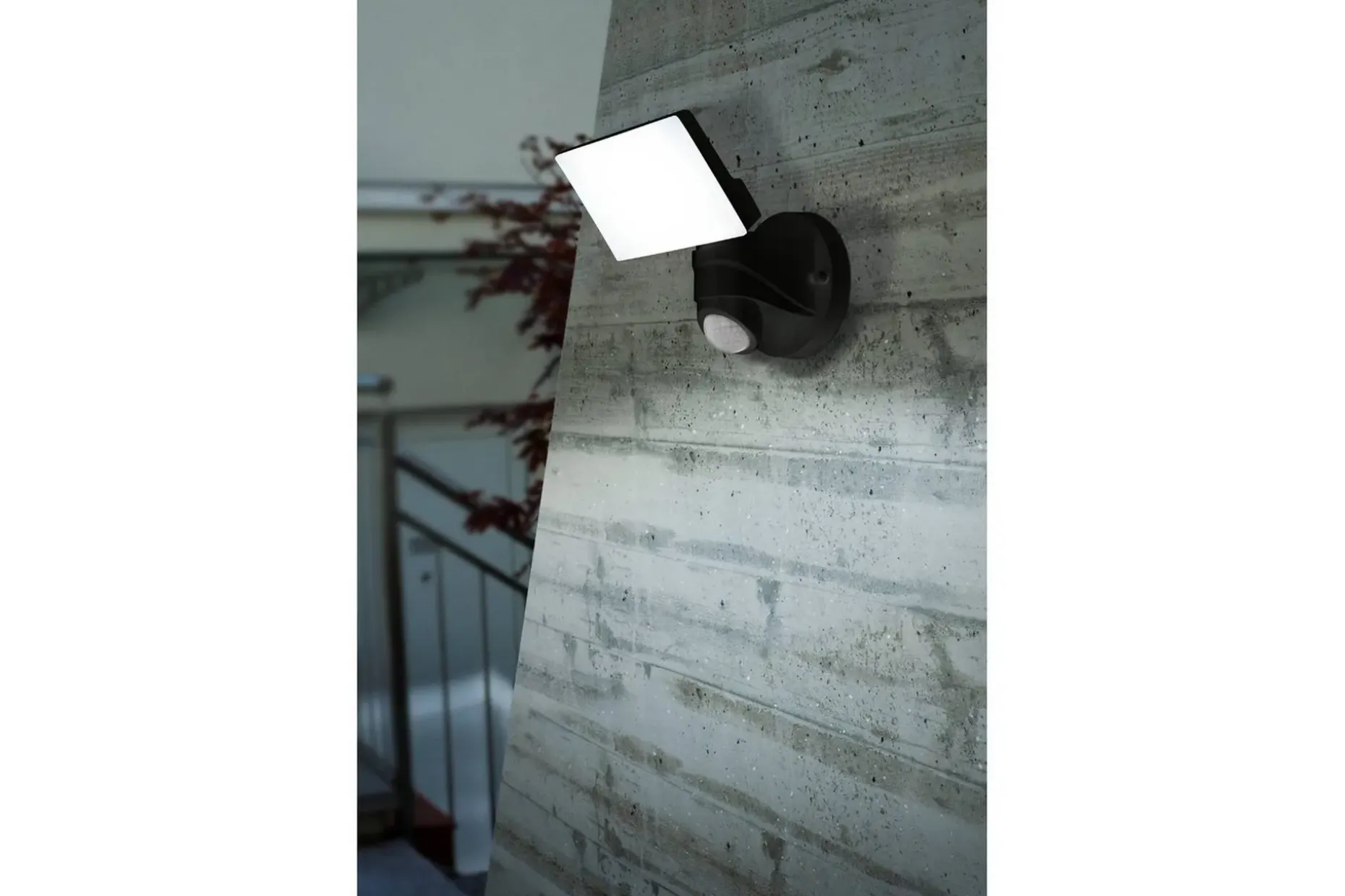 Veggstrålekaster Utendørs Eglo Pagino med Sensor