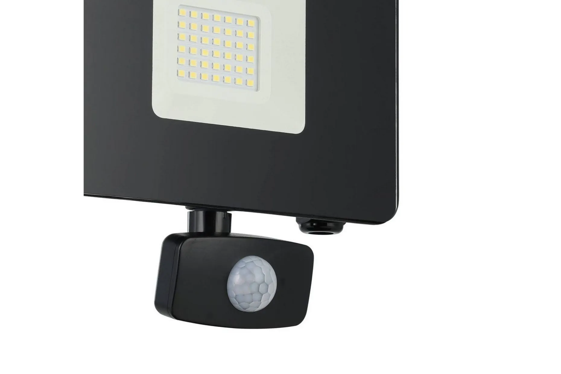 Veggstrålkaster Utendørs Eglo Faedo 3 med Sensor 30W, Svart