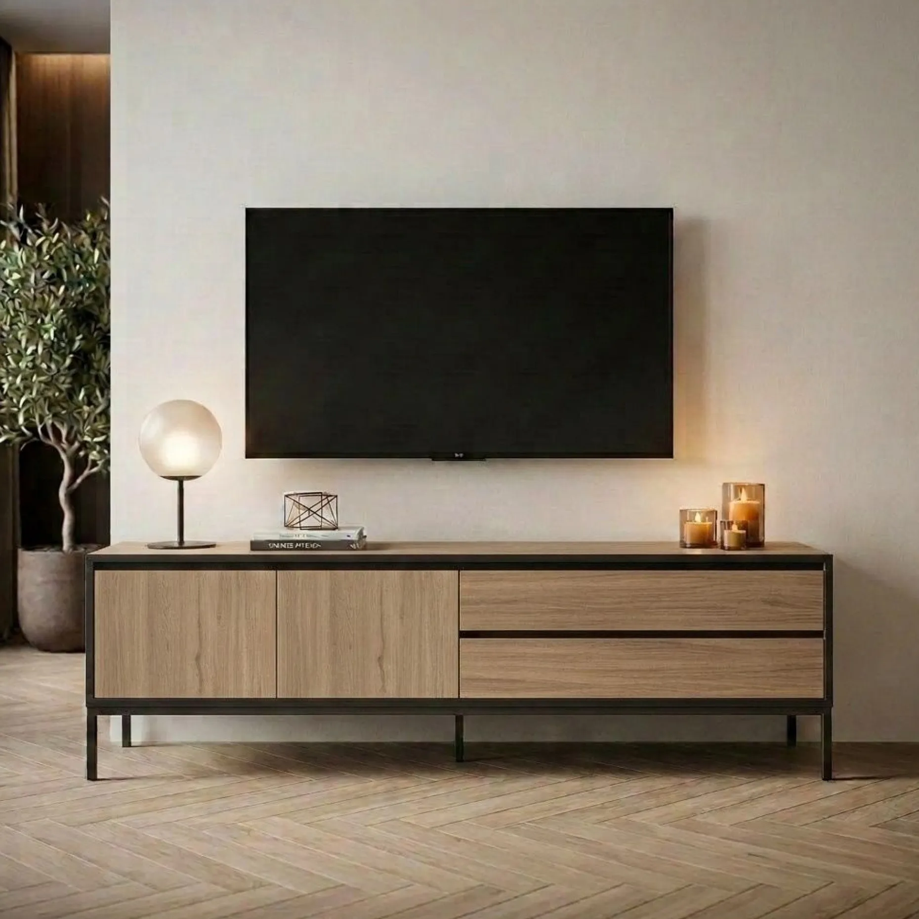 Velar TV-benk 180x55x40 cm