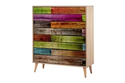 Vellavie Skap 95 cm Regnbuepanel