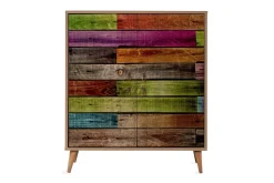 Vellavie Skap 95 cm Regnbuepanel