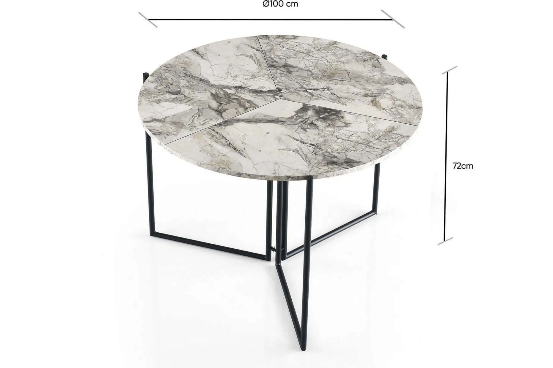 Vellavie Spisebord 100x72x100 cm