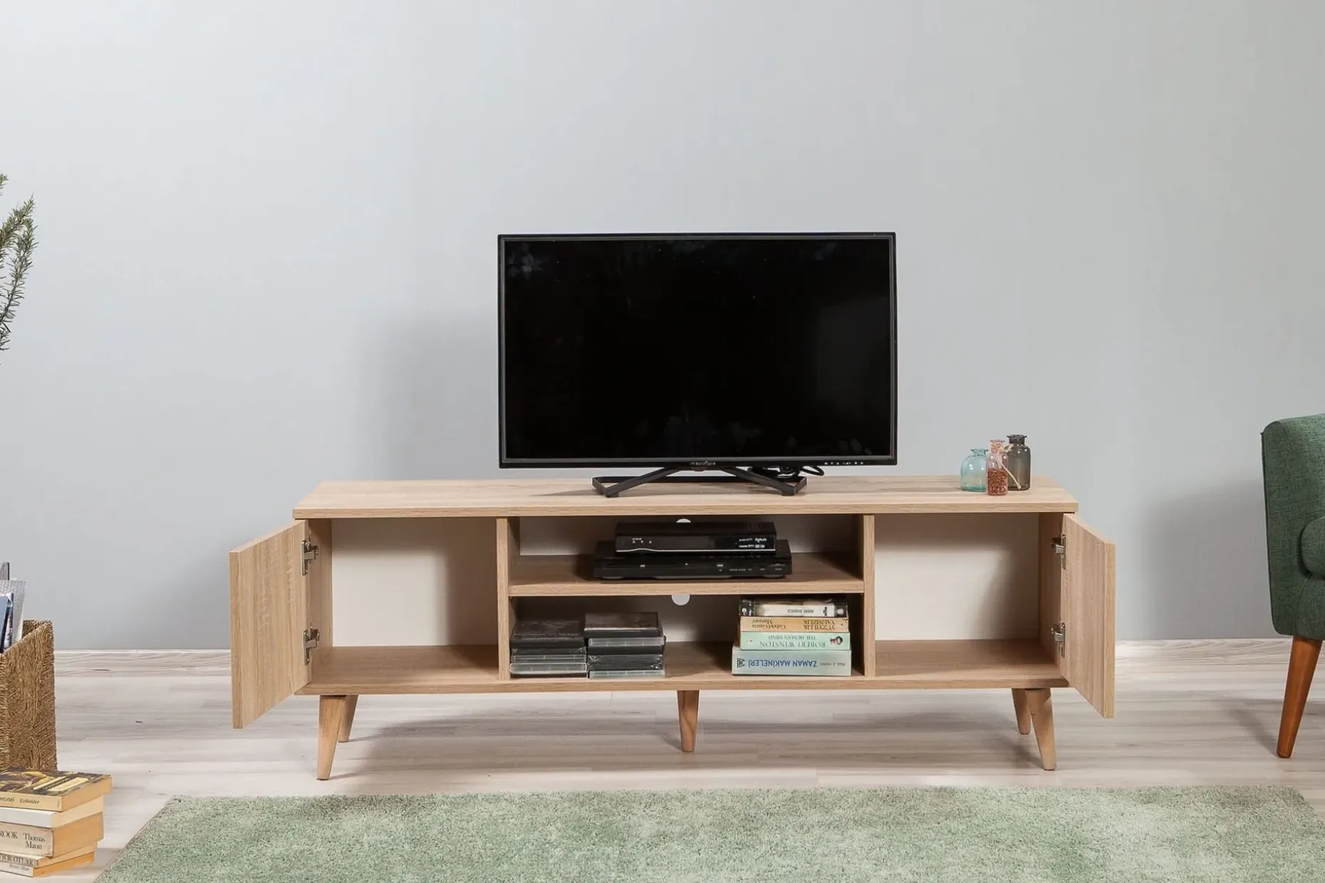 Vellavie TV-benk 140 cm Panel