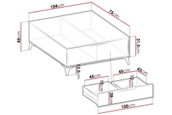 Vemdalen Sofabord 104 cm