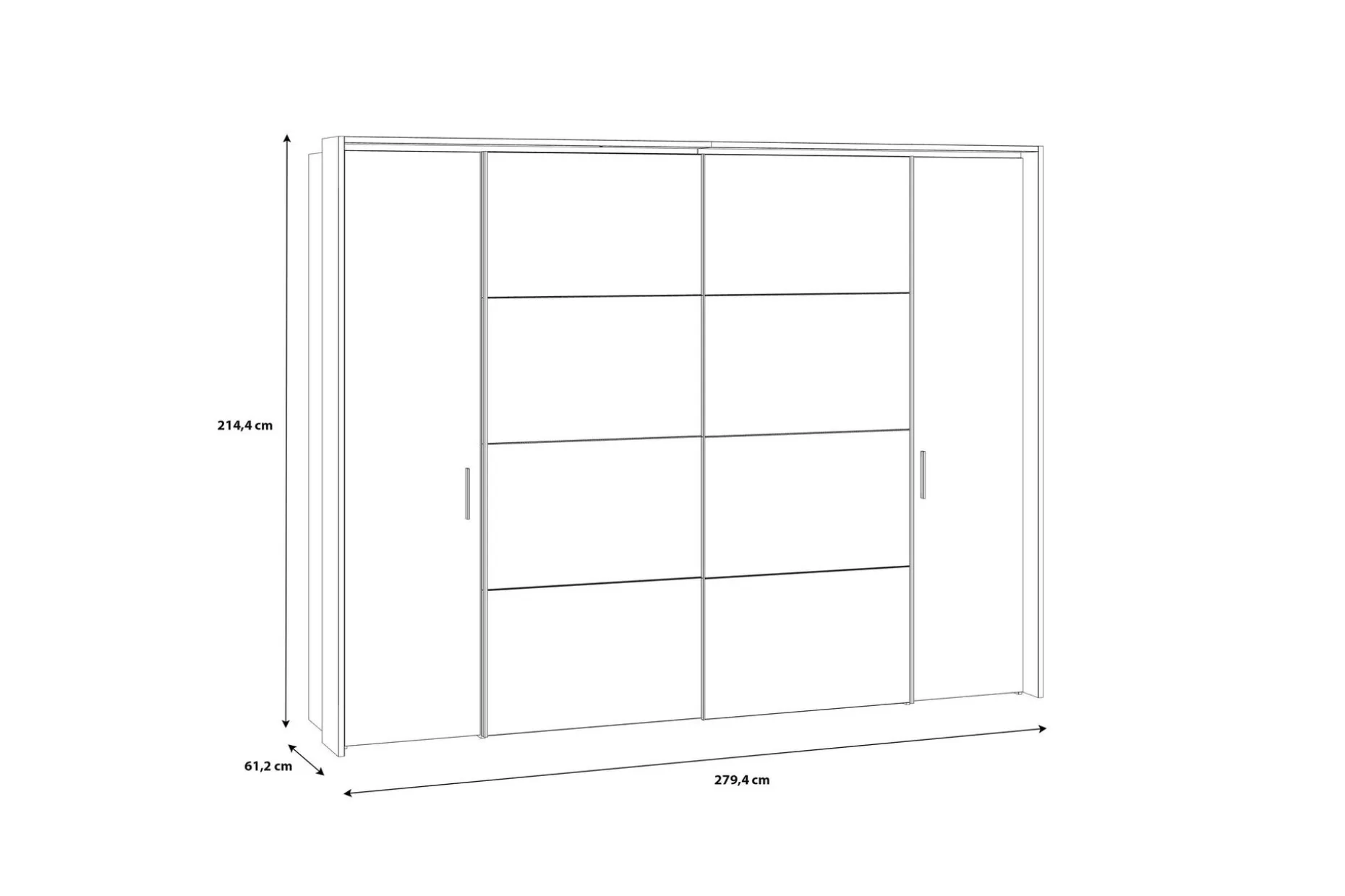 Vergina Garderobe 62x280 cm
