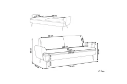 Vettre 3-seters Sovesofa
