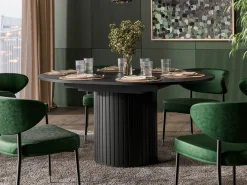 Veyricor Förlängningsbart Spisebord 120-160 cm Rundt