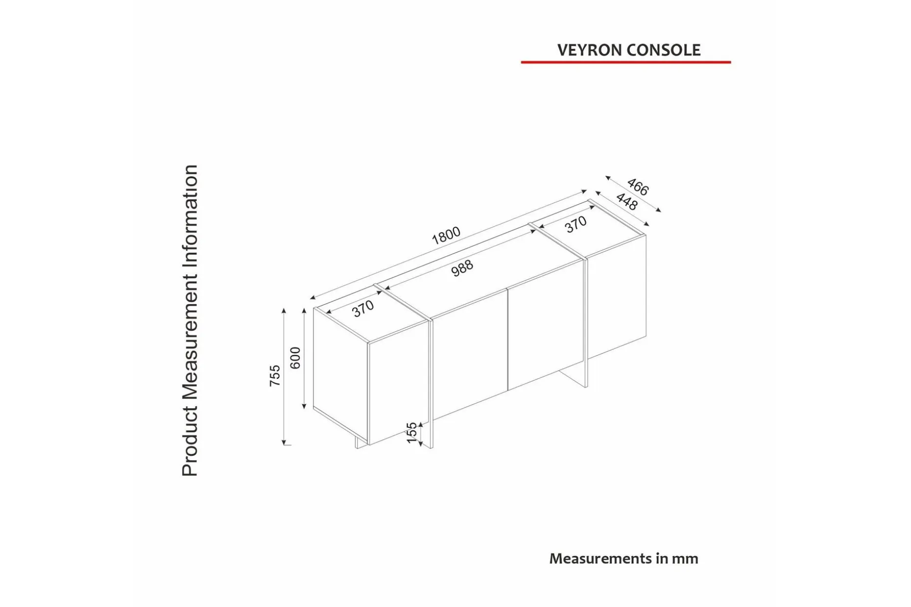 Veyron Møbelsett for Stue