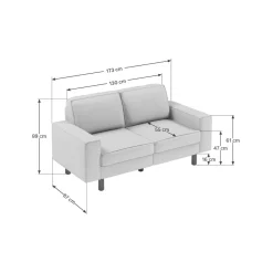 Vilsa 2-seters sofa