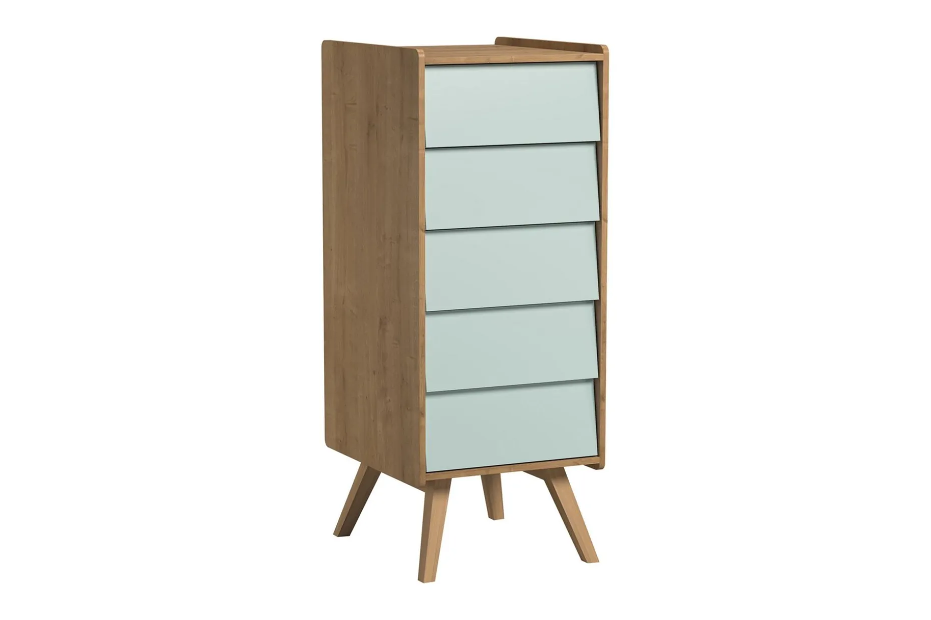 Vintage Kommode Tre / Natur / Grønn