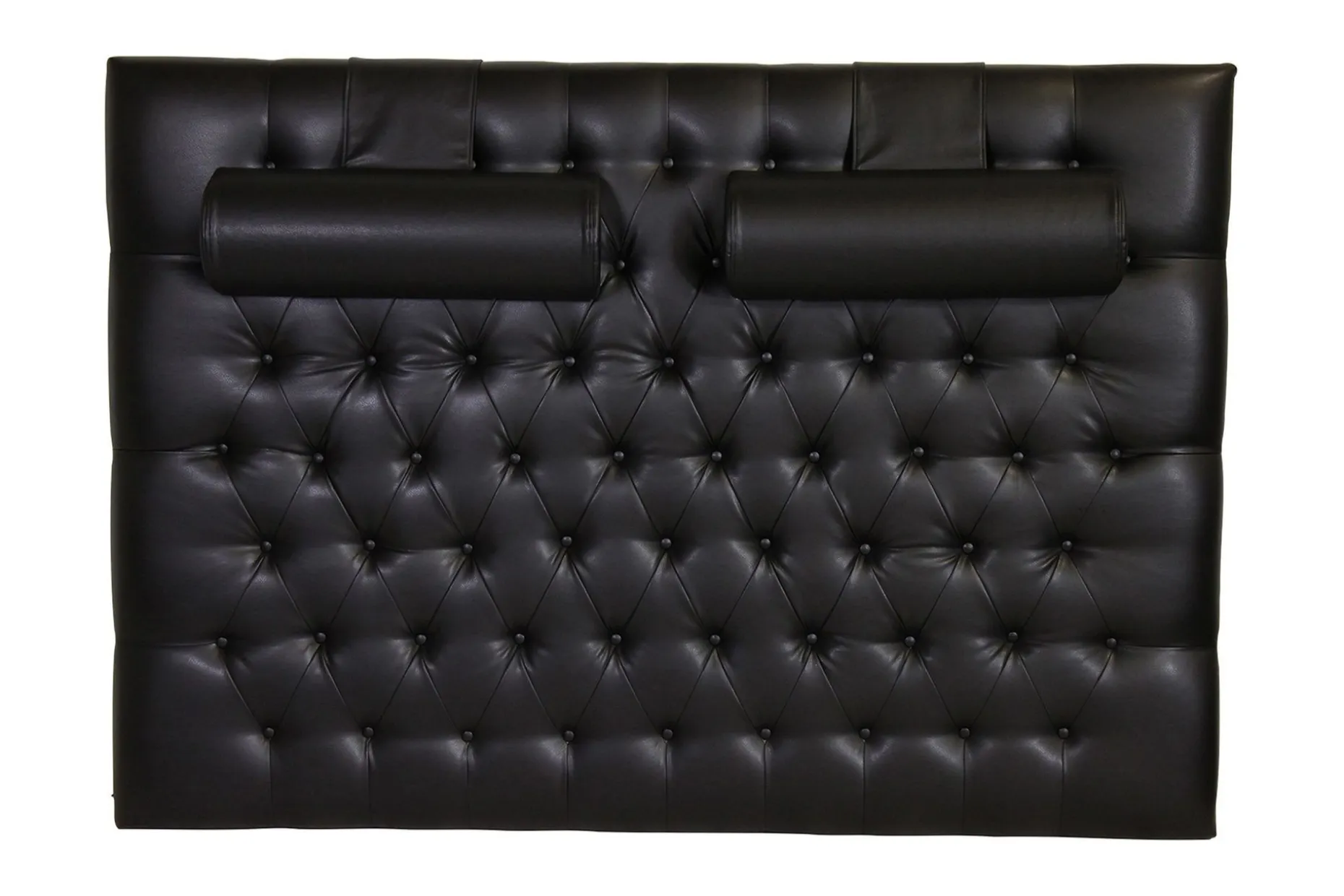 Vintage Sengegavl 210 cm Bonded Lær