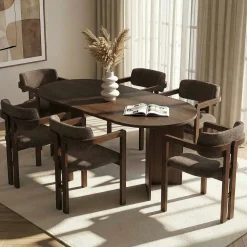 Vintar Spisebord- og stolsett 180x75x90 cm 7 deler