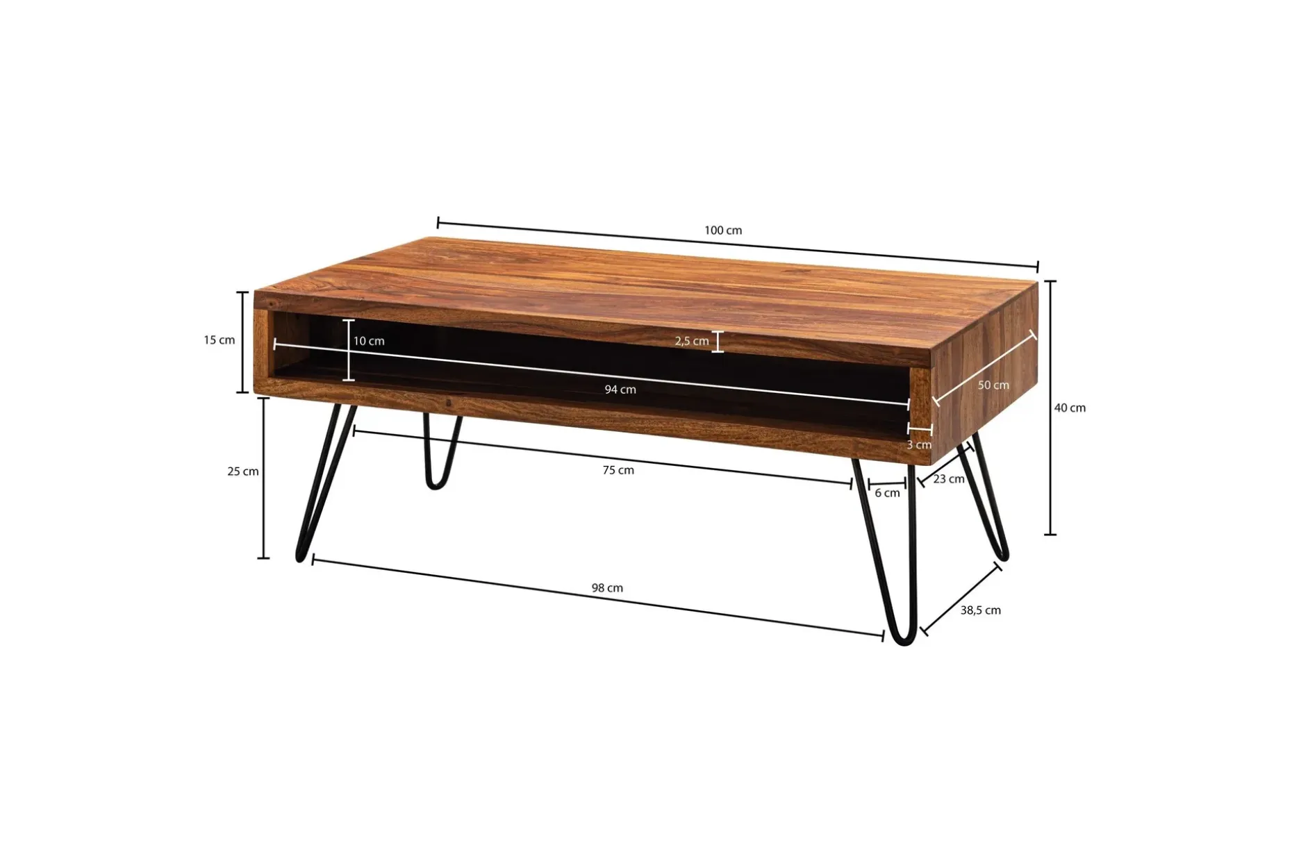 Virworthy Sofabord 100 cm