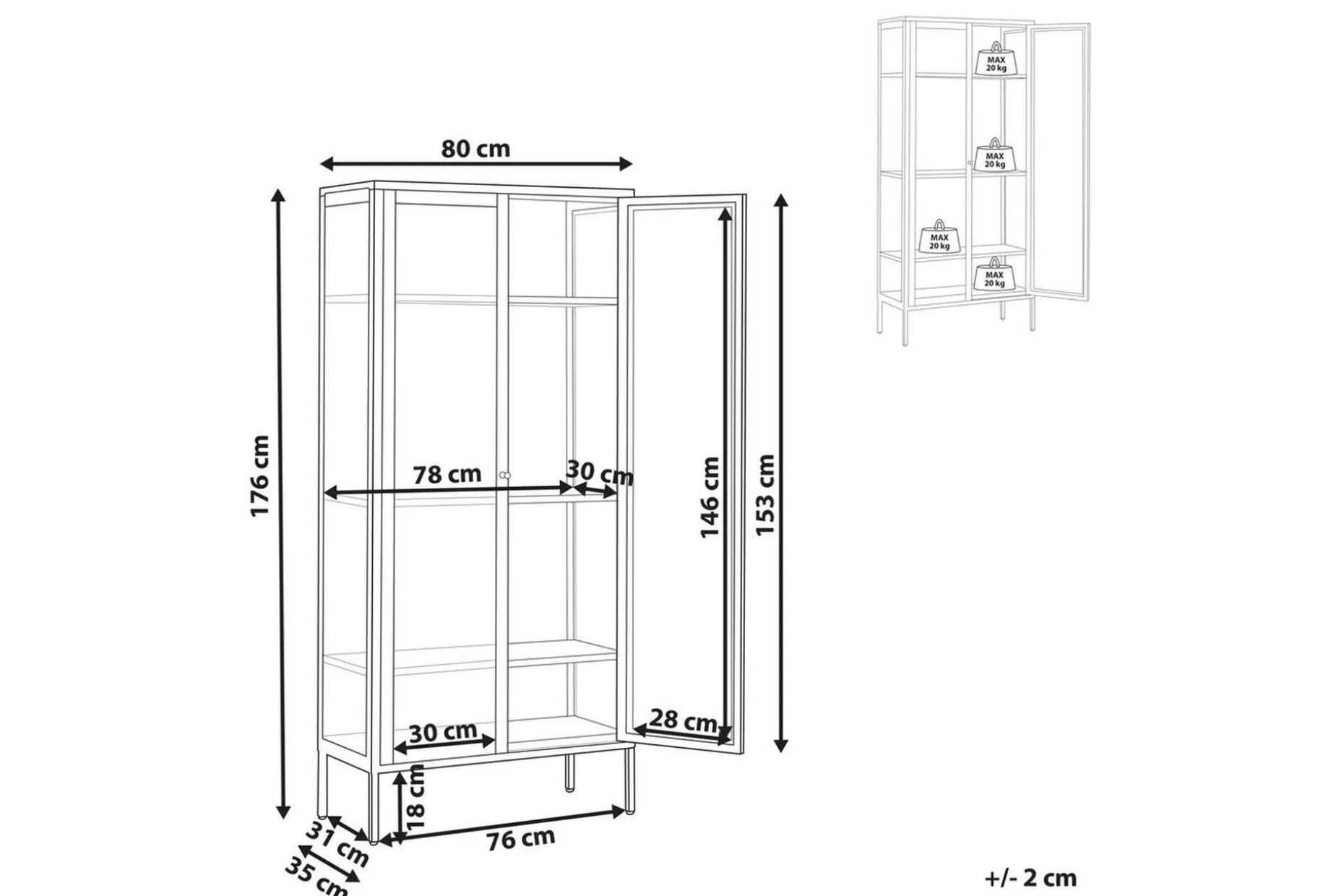 Vitrine Harty