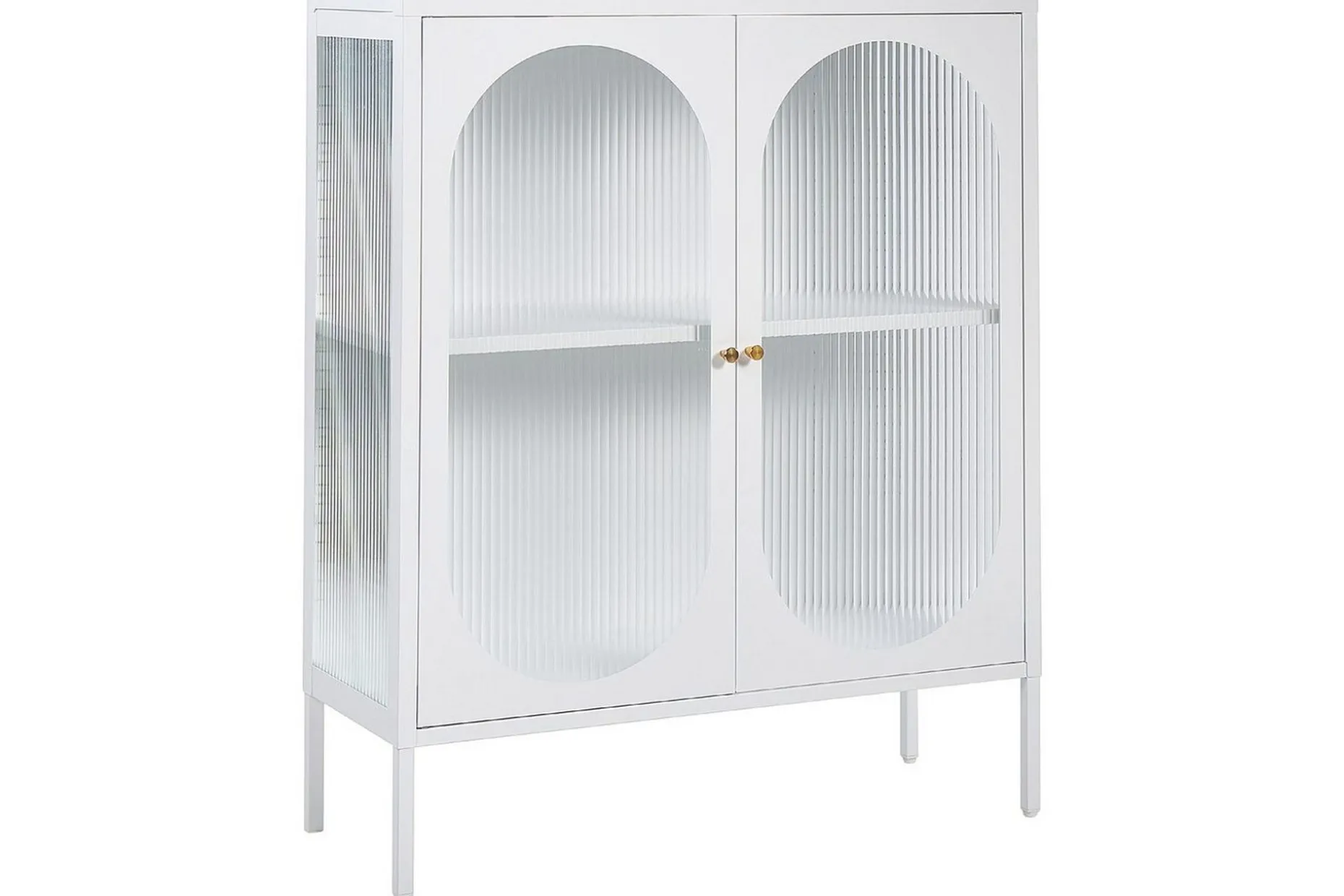 Vitrine Sarre Hvit, gull