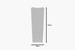 Vitros Veggspeil Rektangulær 55 cm