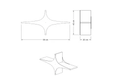 Wall Shelf Svart