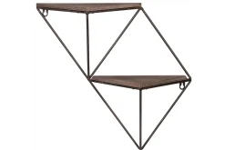 Wall Shelf Valnøtt|Svart