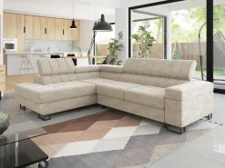Warwick 4-seters Sofa med Sjeselong Venstre