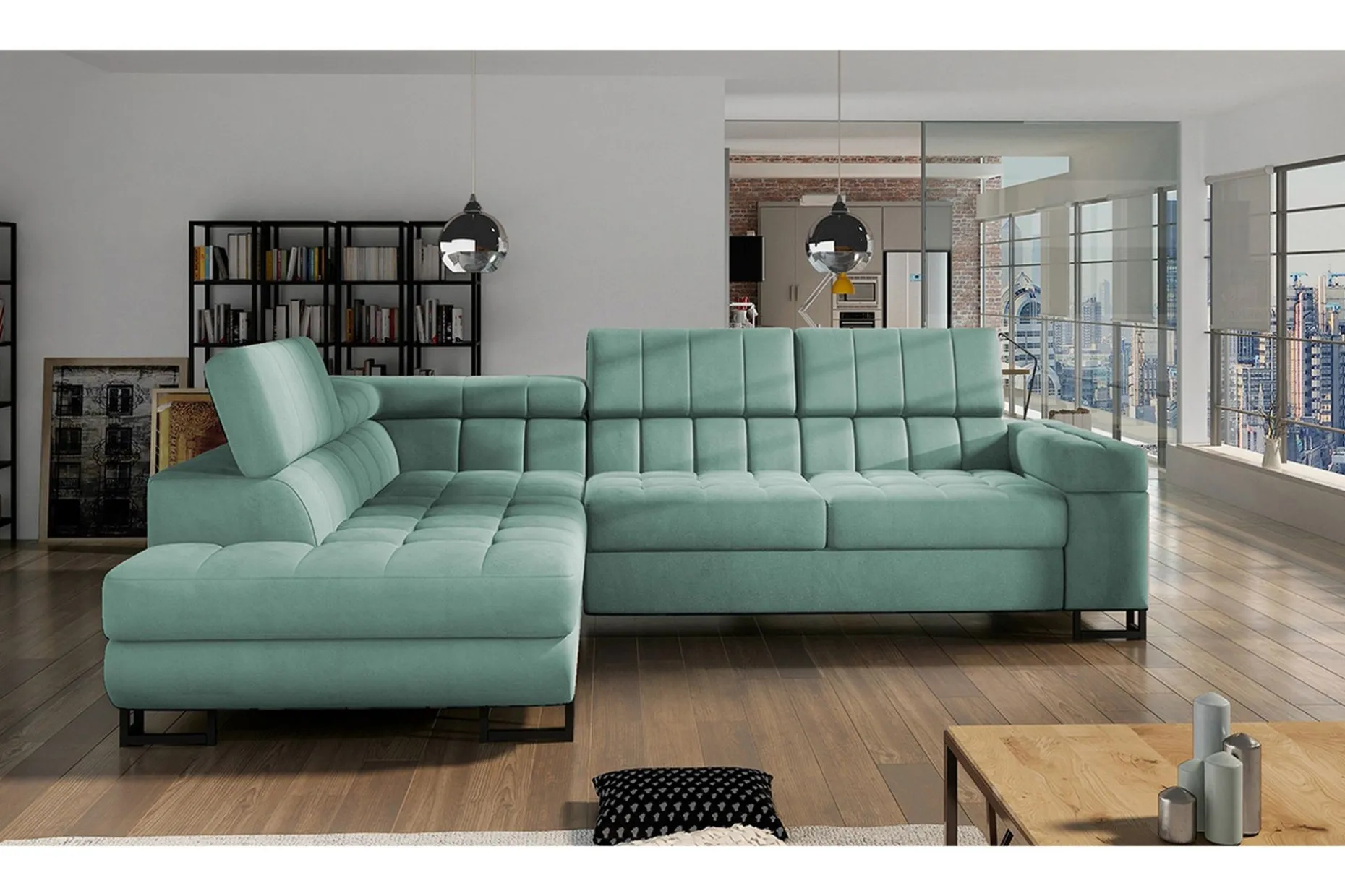 Warwick Sofa med Sjeselong 3-seter