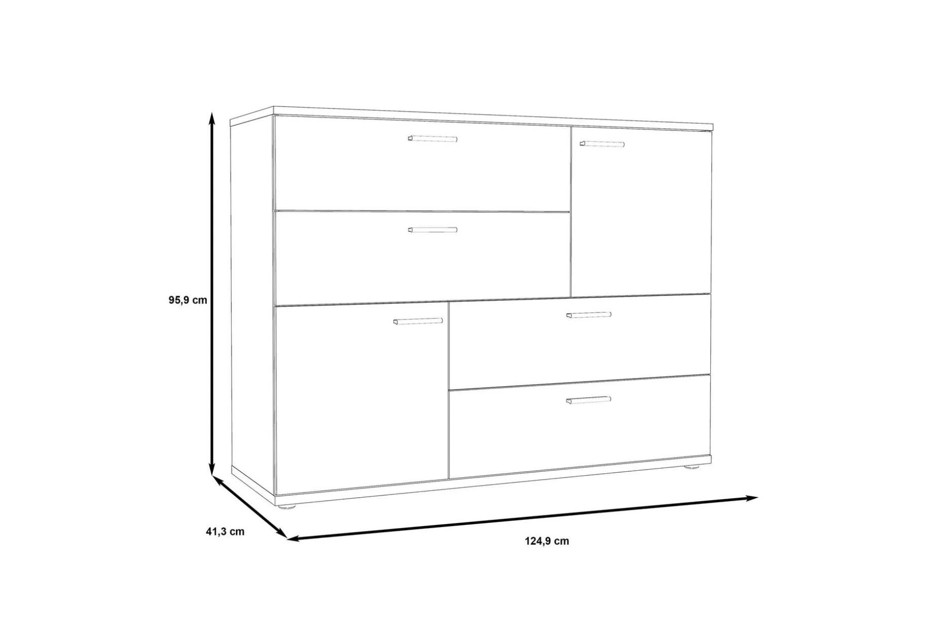Waunifor Kommode 125 cm