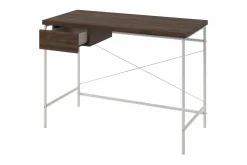 Webster Skrivebord 107 cm med Oppbevaringsskuff Valnøttsbrun