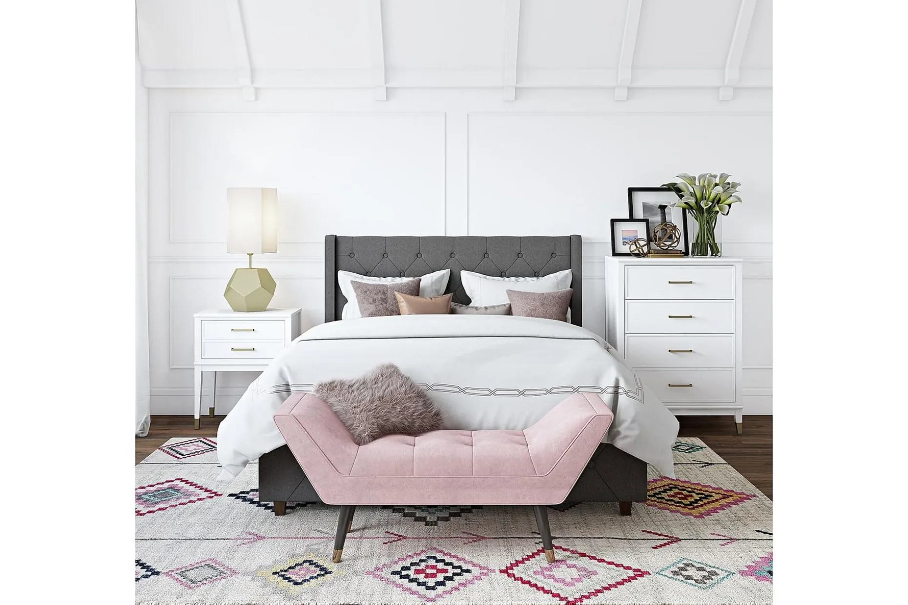 Westerleigh Kommode 76x50 cm Hvit