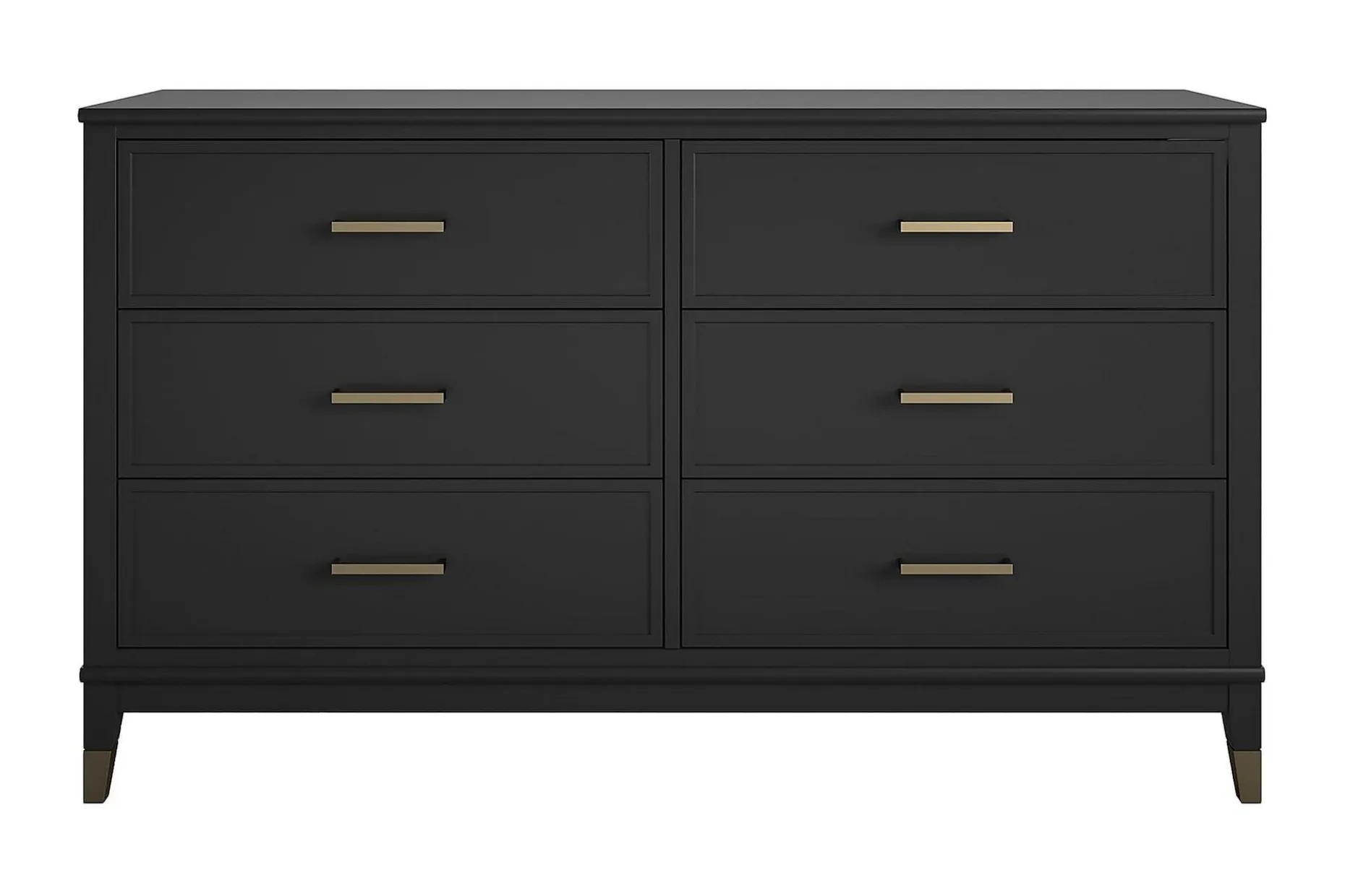 Westerleigh Kommode 144x41 cm Svart/Gull