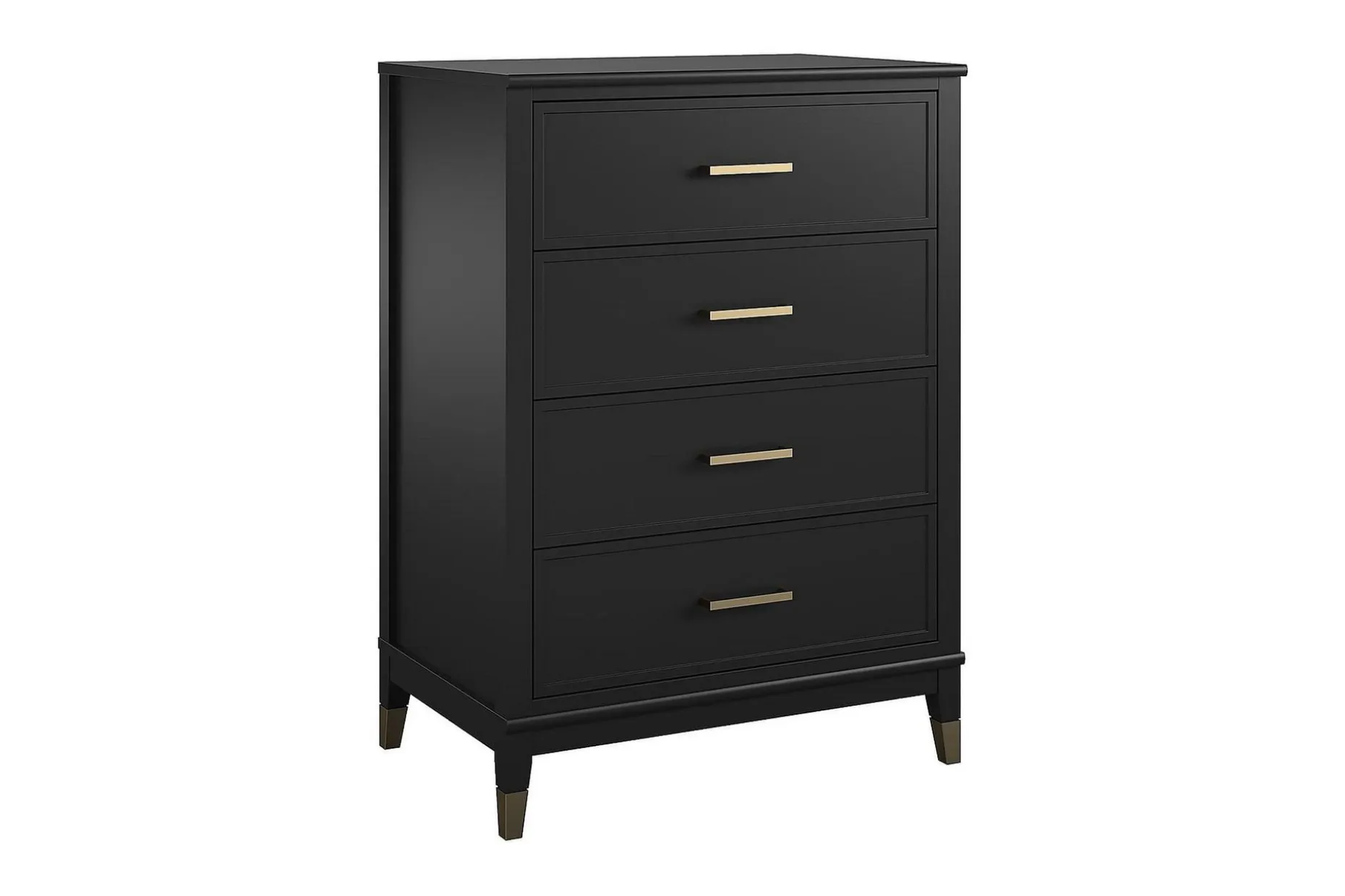 Westerleigh Kommode 76x50 cm Svart/Gull