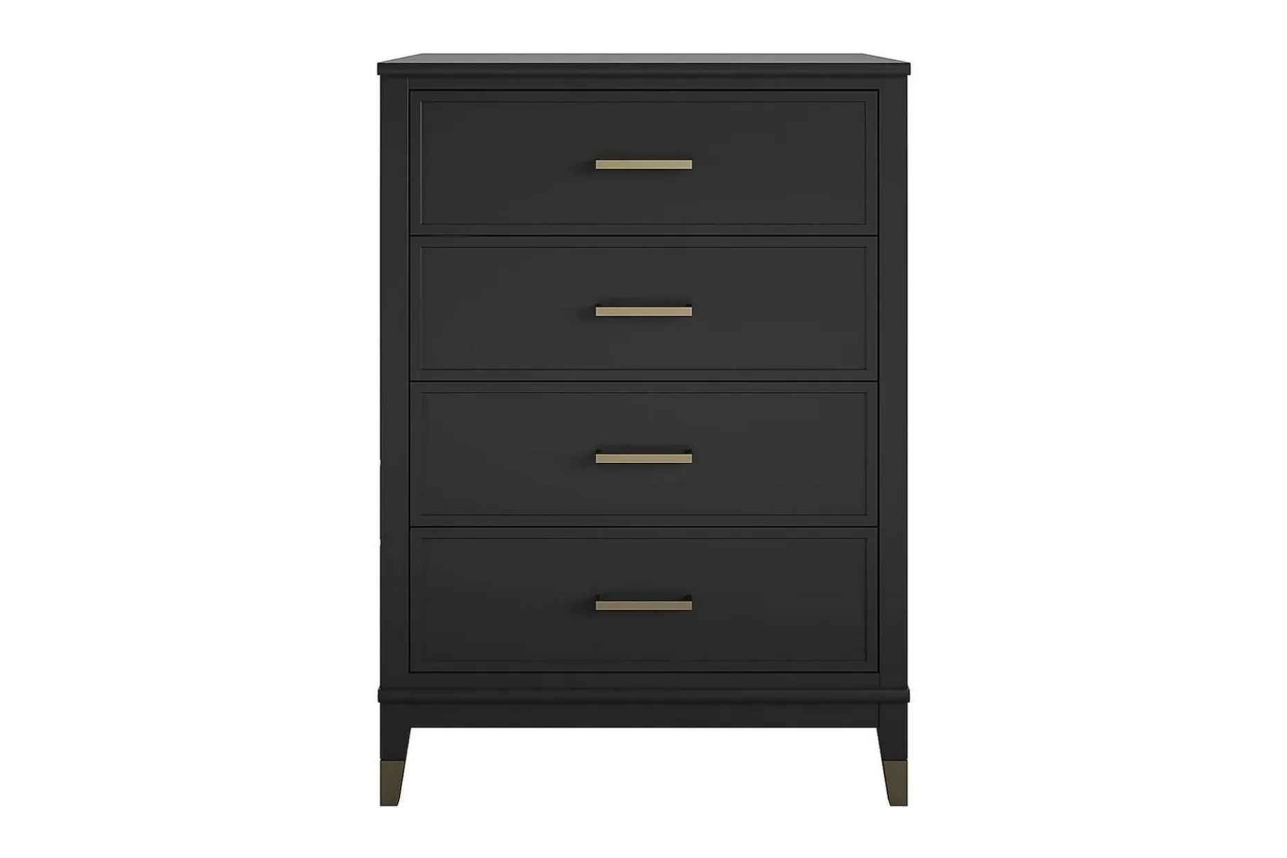 Westerleigh Kommode 76x50 cm Svart/Gull