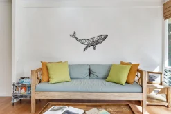 Whale 1 Veggdekor