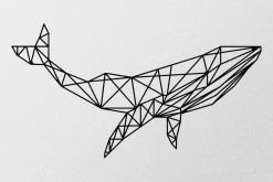 Whale 1 Veggdekor