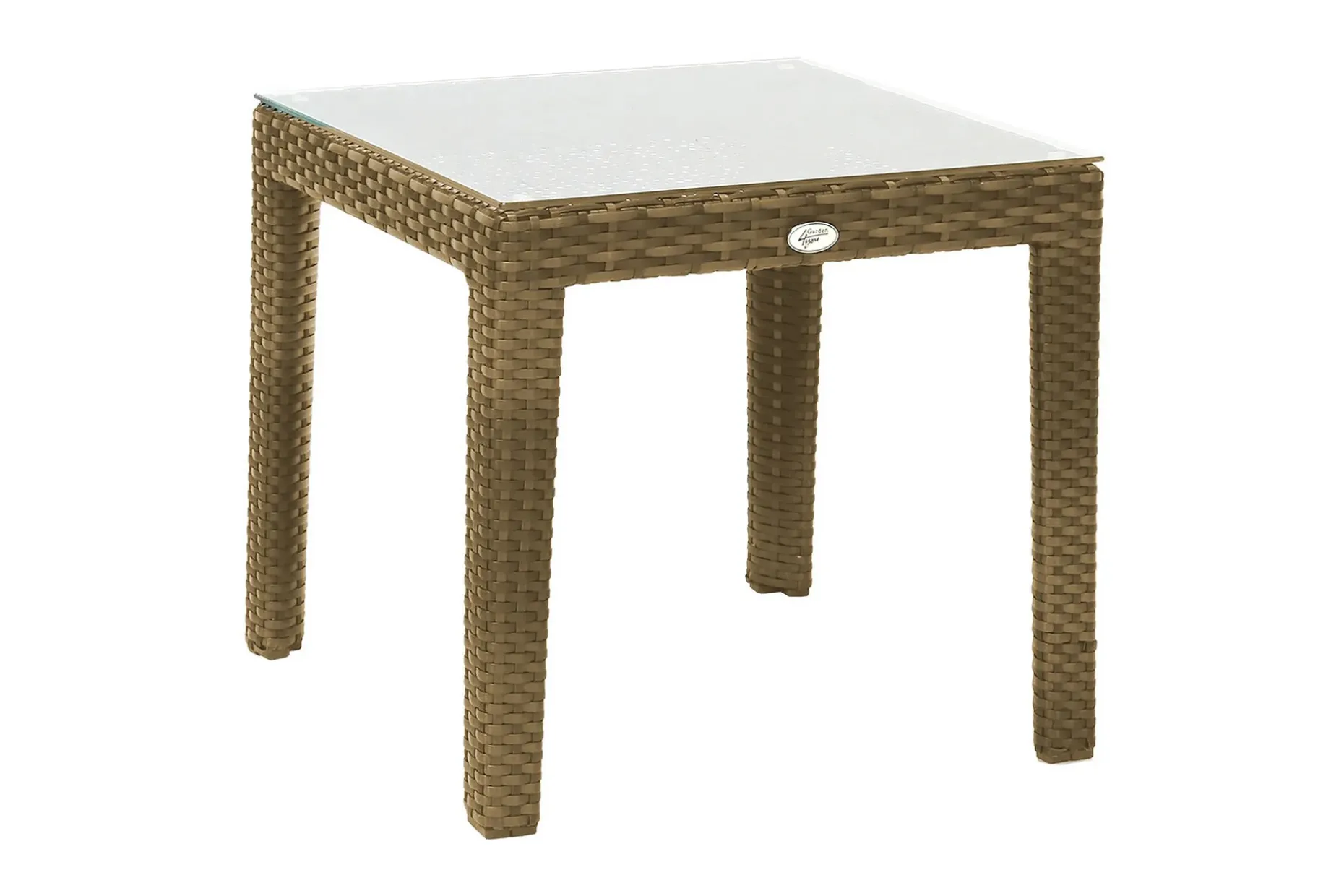 Wicker Sidebord 50x50xH45 cm Beige