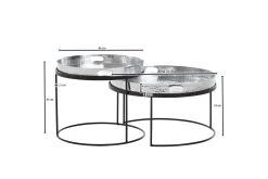 Wilhem Settbord 46 cm Rund