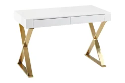 Willowdale Skrivebord 118 cm med Oppbevaring 2 Skuffer