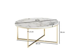 Willowdale Sofabord 80 cm Rundt