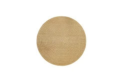 Wiltonteppe Hawaii Circle 240x240 cm, Gul