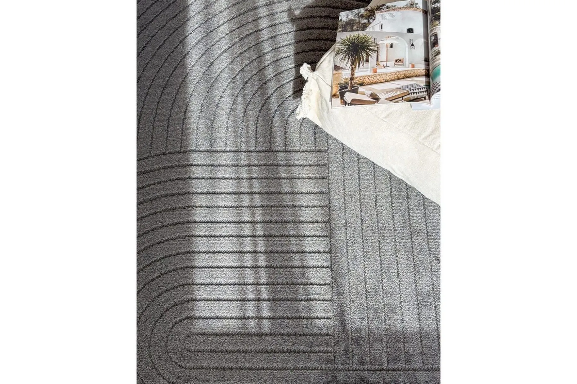 Wiltonteppe Hawaii Shape 240x340 cm, Grå