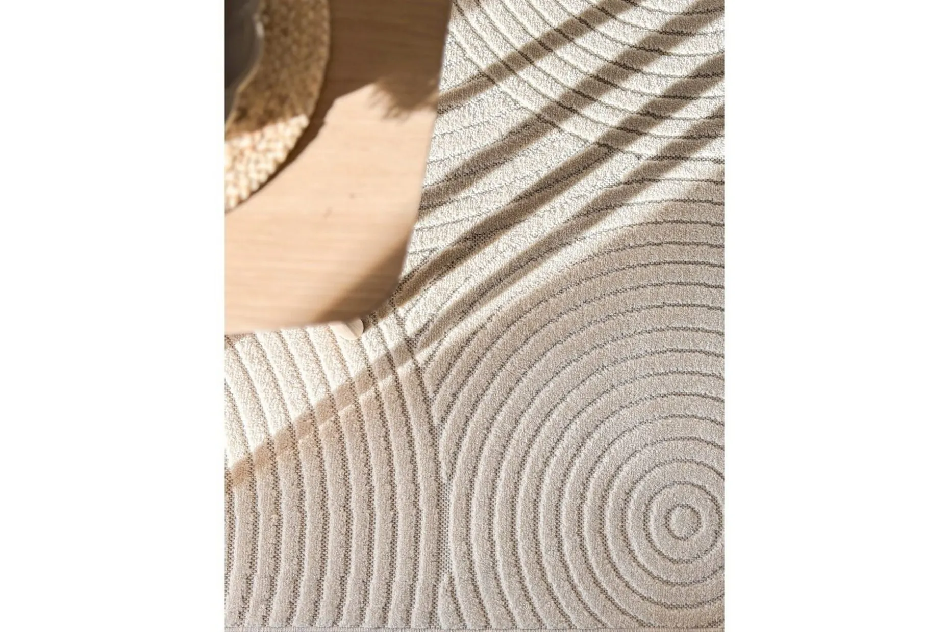 Wiltonteppe Hawaii Trend 240x240 cm, Krem