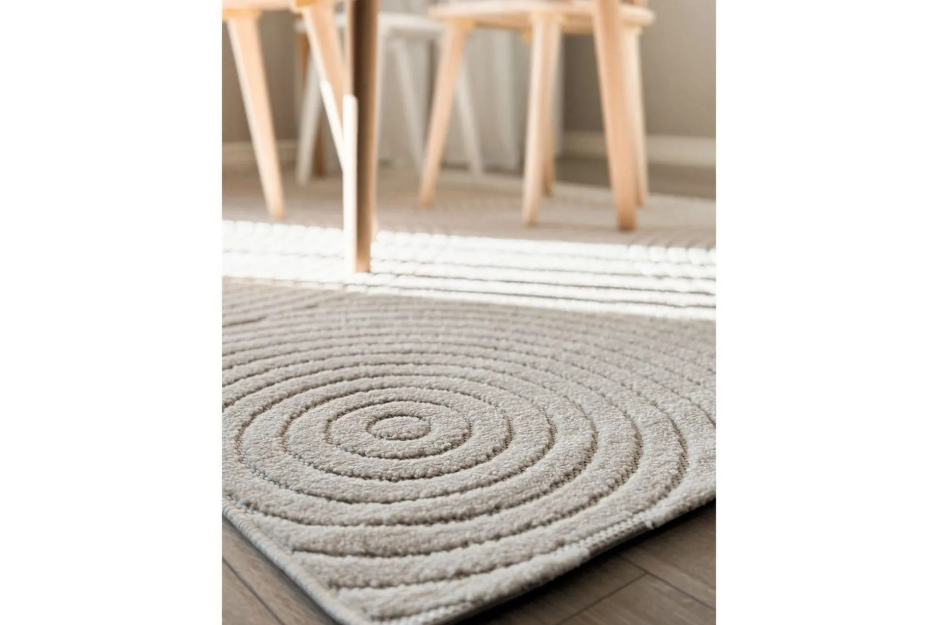 Wiltonteppe Hawaii Trend 240x240 cm, Krem