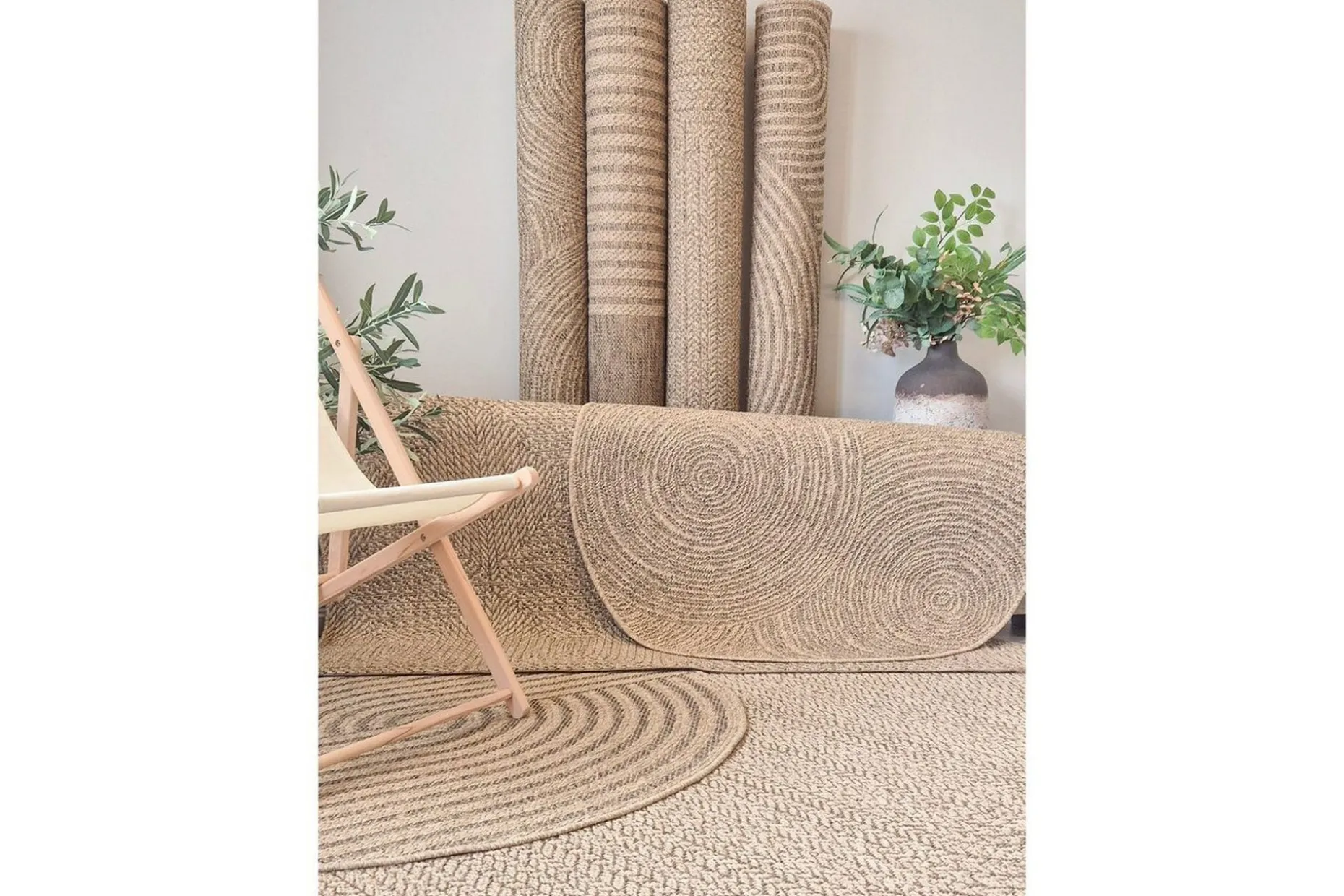 Wiltonteppe Natural Circle Rund 160x160 cm