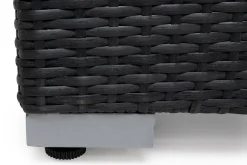 Wisconsin Divan/Bord Kunstrotting/Svart