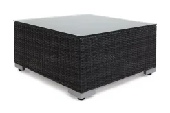 Wisconsin Divan/Bord Kunstrotting/Svart
