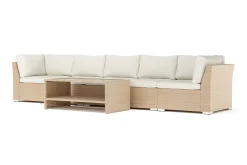 Wisconsin utendørs rett 5-seters sofa