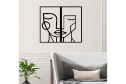 Woman Face Veggdekor