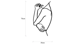 Woman 2 Veggdekor