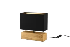 Woody Bordlampe 30 cm Svart/Tre