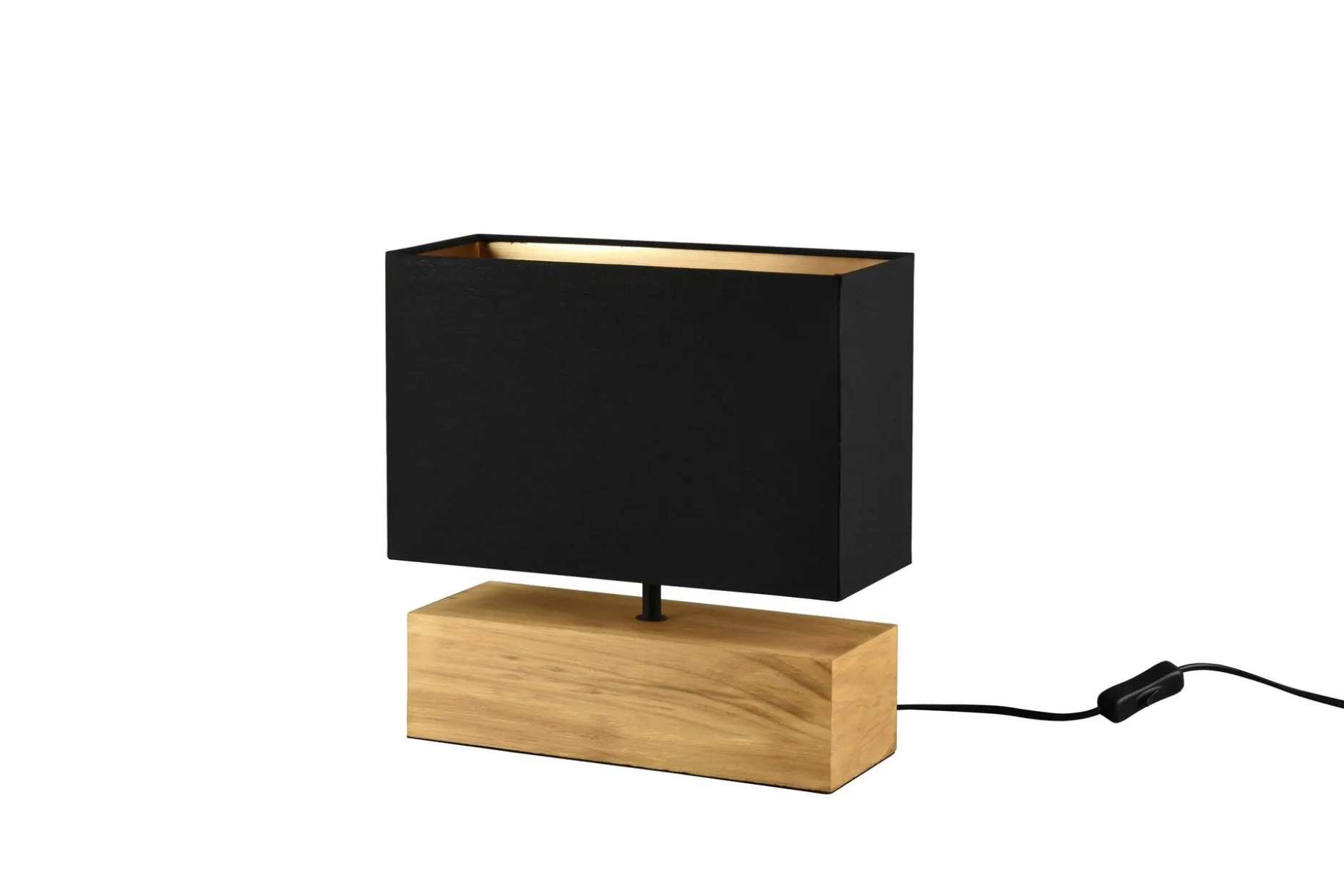 Woody Bordlampe 30 cm Svart/Tre